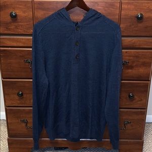 Merino wool 3-Button Sweatshirt